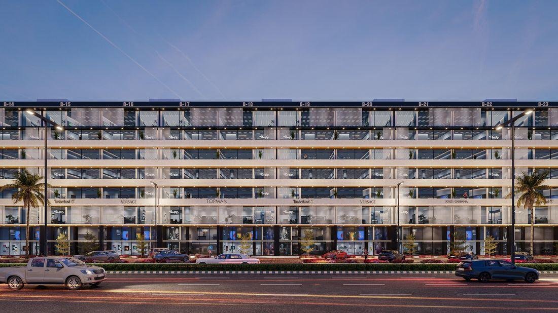 Apartment block — front elevation